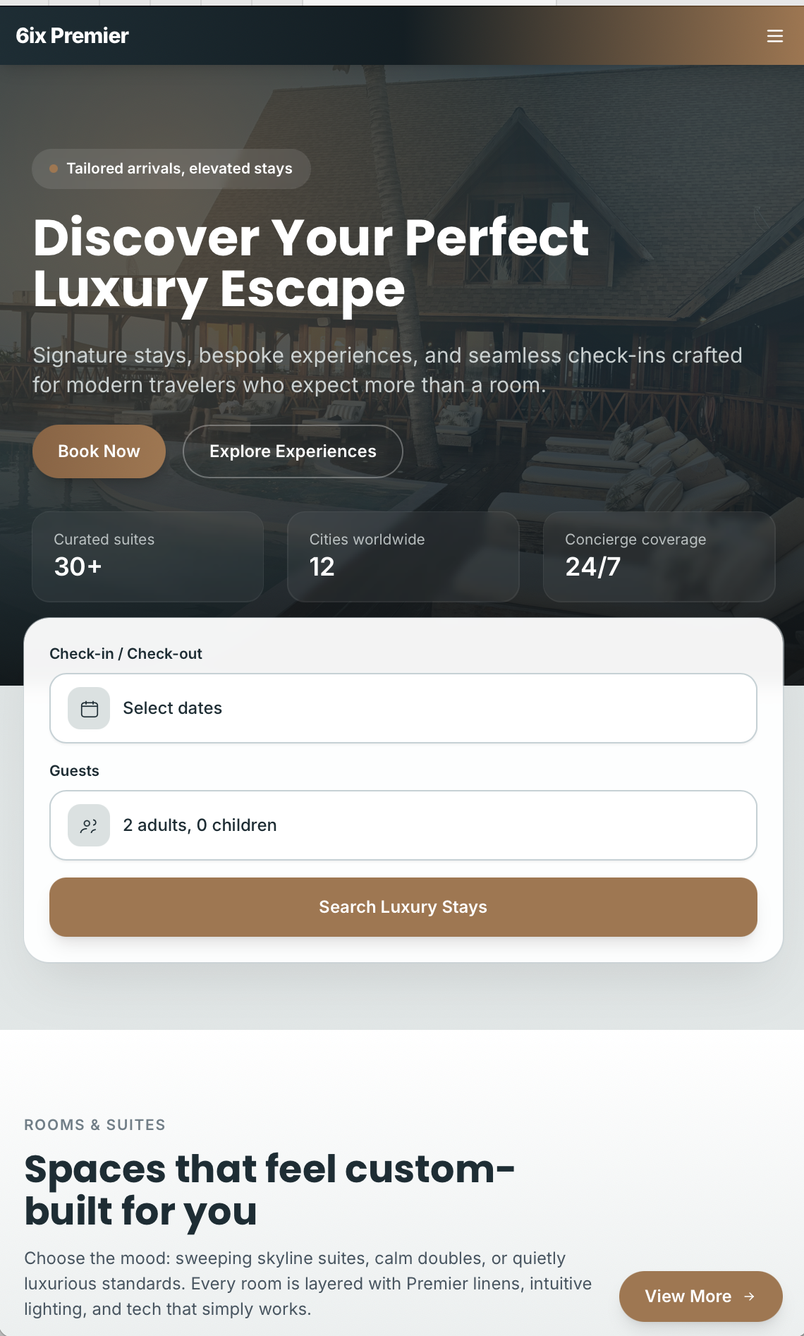 6ix Premier Hotel Manager